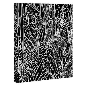 Black and White Abstract Canvas Art